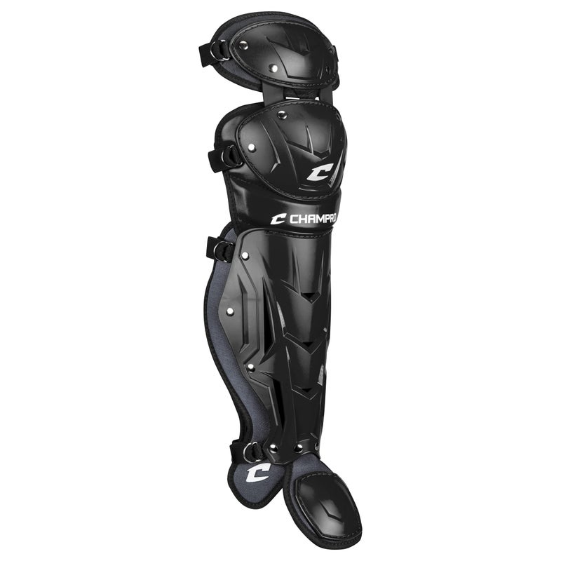 CHAMPRO Optimus Pro Leg Guard - 14.5"" Shin Length, Black (CG181-CG186) - Image 2